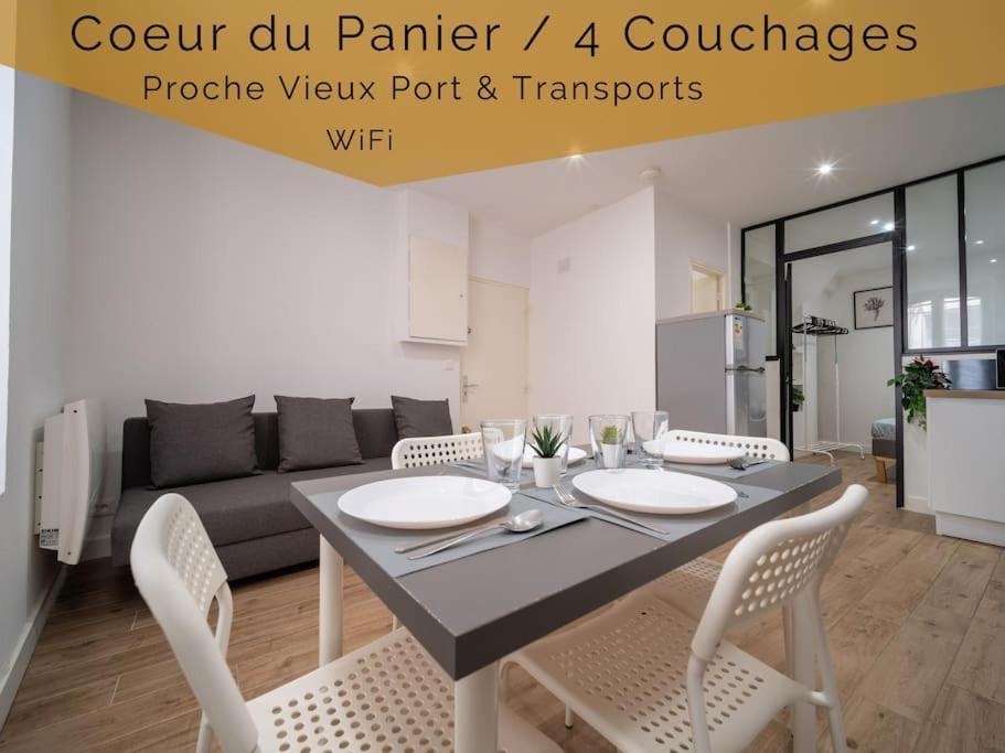 Appartement Tout Equipe Au Coeur Du Panier Vieux Port Marseille Kültér fotó